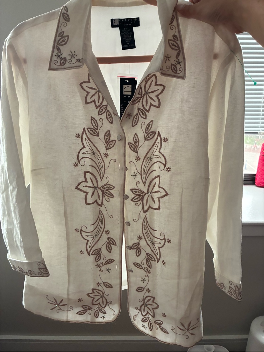 Carol Little Embroidered Tunic